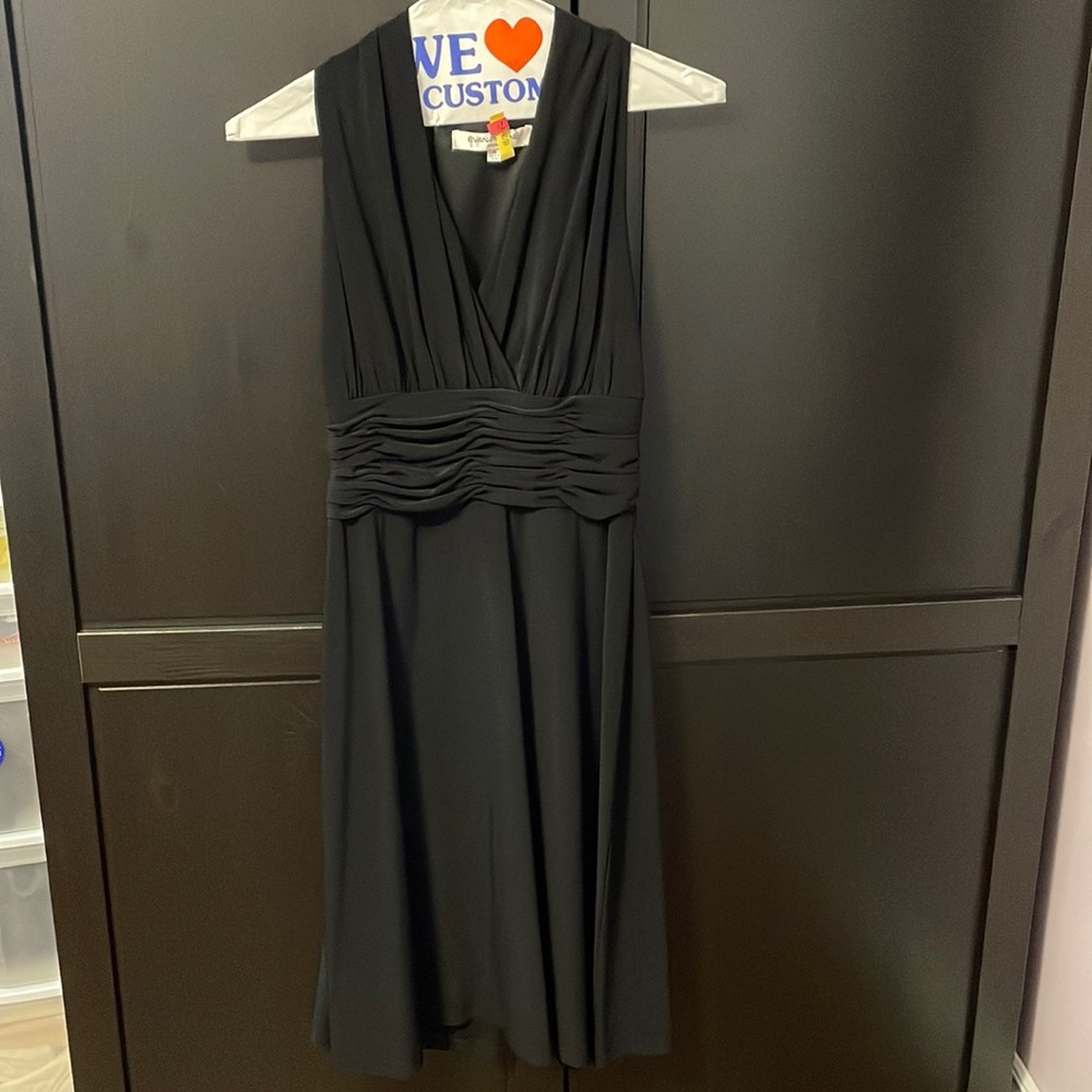 Evan Piccone black cocktail dress.size 4 worn once. Freshly dry cleaned.